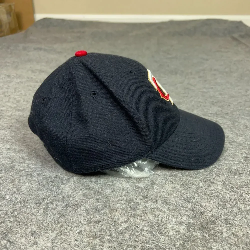 Minnesota Twins Men Hat Adjustable Navy‎ Cap Logo Wool Blend Baseball Dad MLB 47